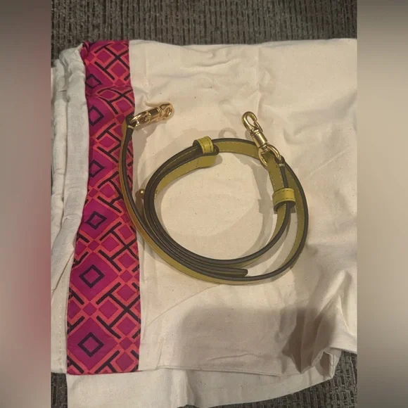 Tory Burch Yellow Floral Satchel - Picture 5 of 9